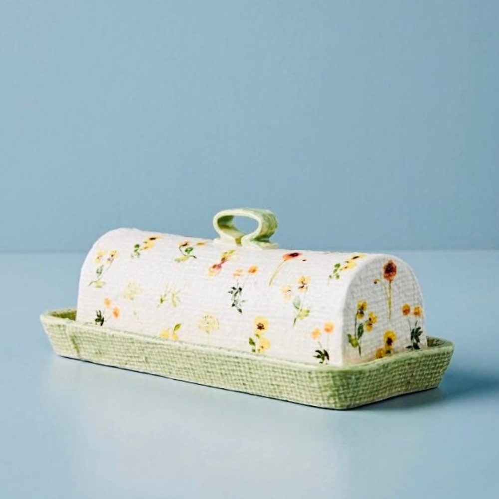 New unused butter dish